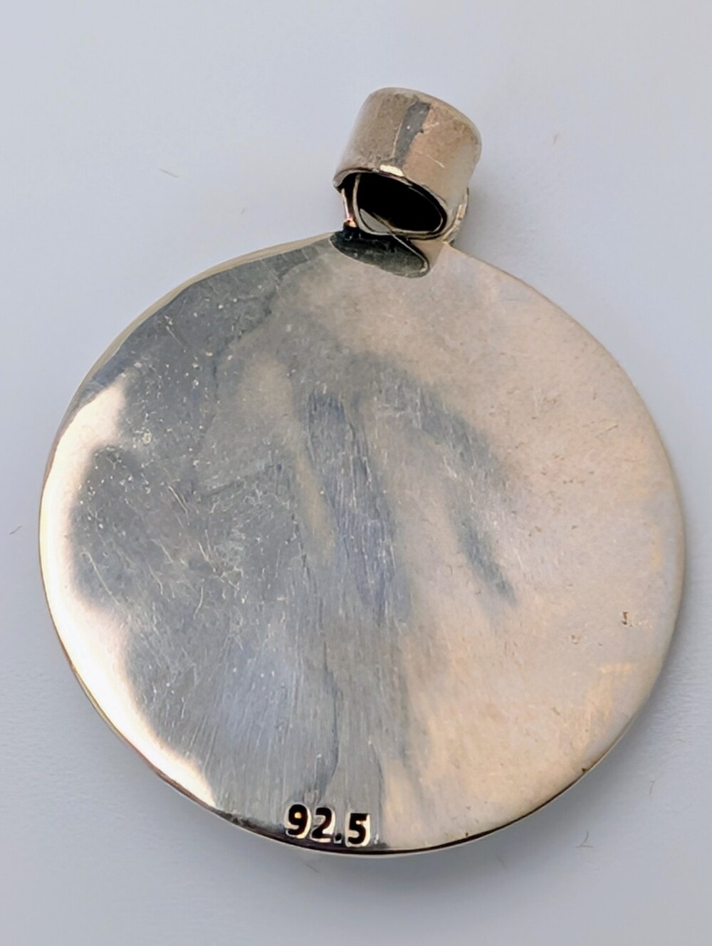 Peacock Spiny Turquoise Dahlia Pendant S925 Sterling Silver - Picture 4 of 4